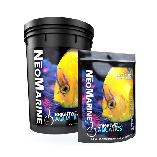 Brightwell Aquatics - NeoMarine Marine Salt Blend for Reef Aquarium - Fish Tank Starter Aquarium Salt - Aquarium Water Treatments, 16-GAL