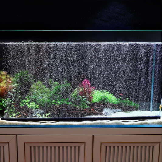 hygger Weighted Nano Mist Bubble Wall Bar, 31.5" Self - Sinking ABS Air Stone Strip with Gentle Oxygen Diffuser for Freshwater & Marine Aquarium, Hydroponics - Buy The Sea Aquatics