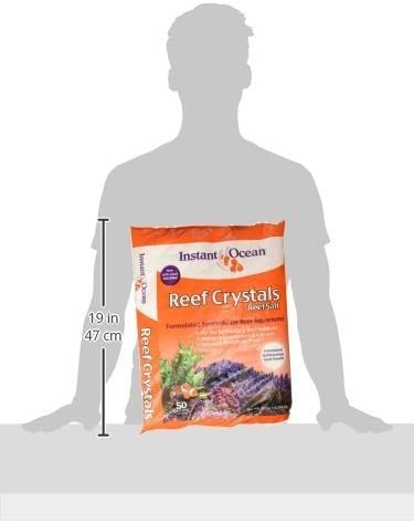 Instant Ocean Reef Crystals Reef Salt For 50 Gallons, Enriched Formulation For aquariums - Buy The Sea Aquatics