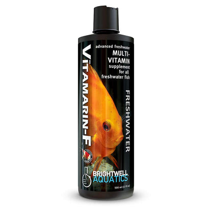 Brightwell Aquatics Vitamarin-F – Complete Vitamin Supplement for Freshwater Fish & Invertebrates – Supports Health, Color & Spawning – No Refrigeration, 250 ml