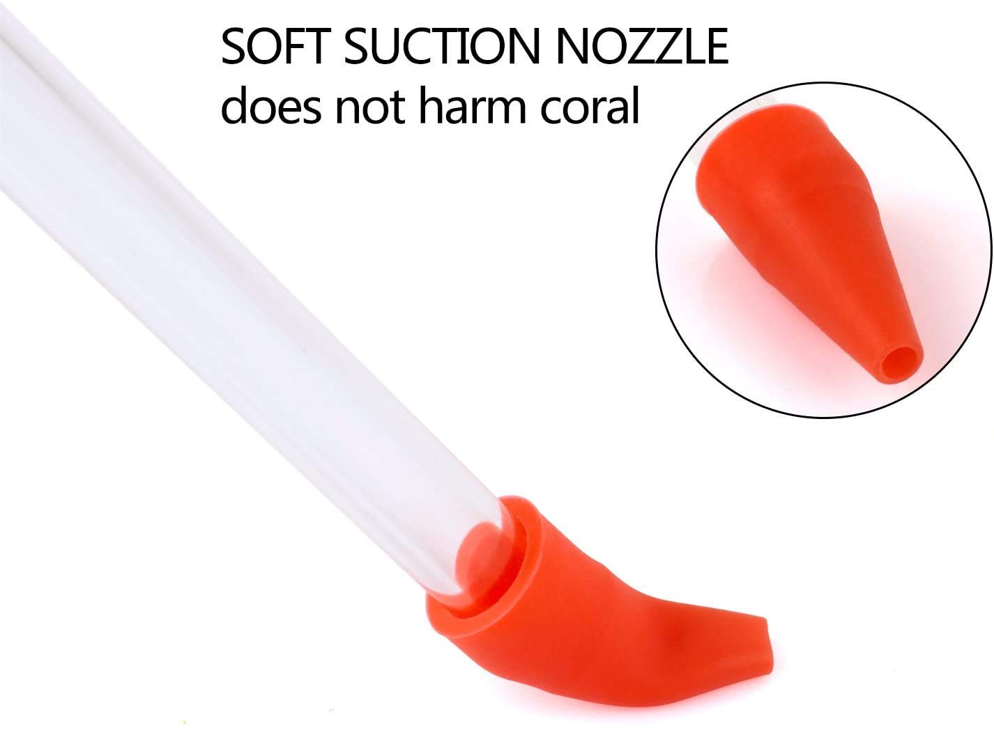 31.5Inch Long Corals Grabber,reefs Feeders,Aquarium Veggie Feedting Tool,Aquarium Food Clip Feeding(Long Reef Grabber and Coral Feeder Kits(Anti-Rust)
