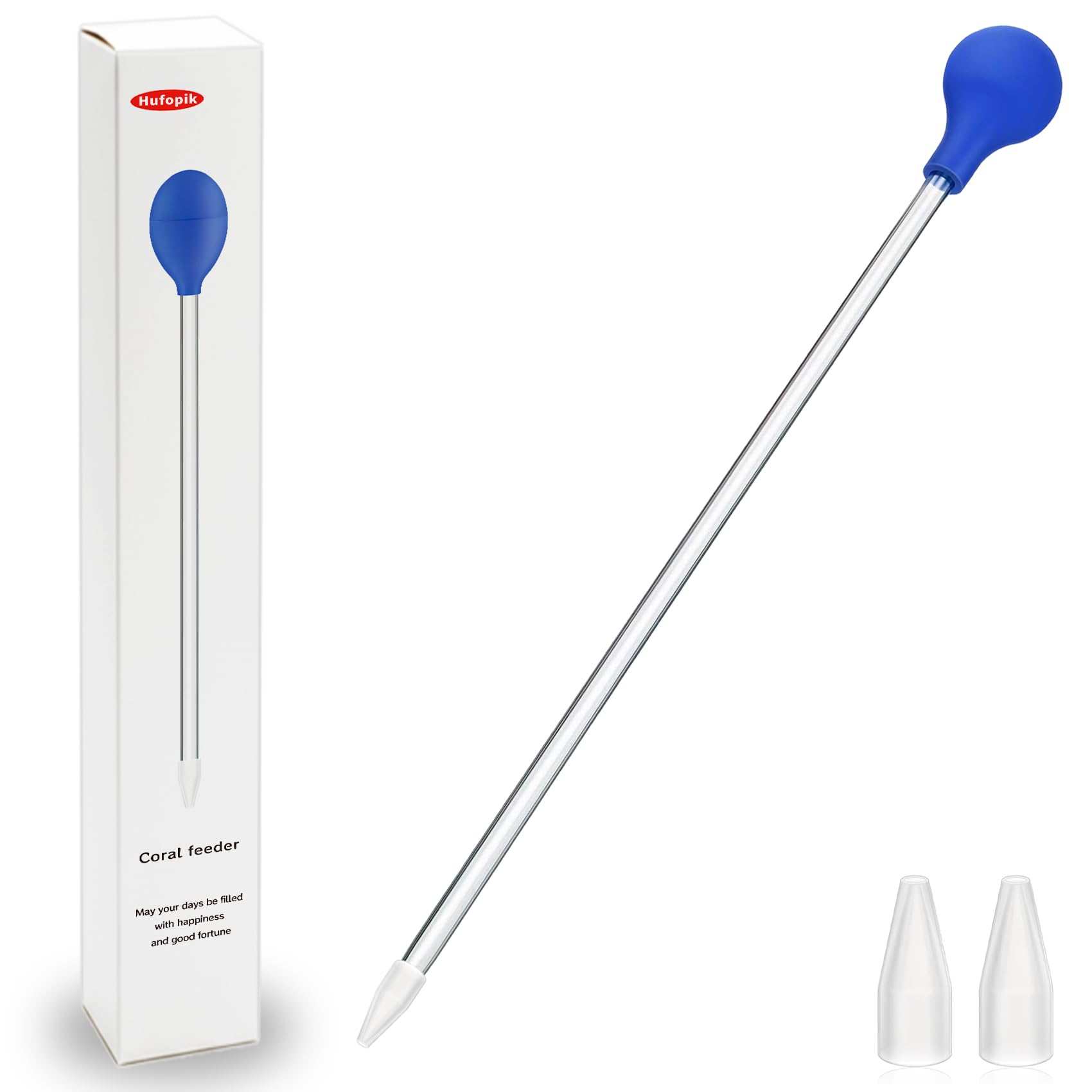 2 Pcs 18.5 in Long Pipette for Fish Tank Coral Food Feeder Long Syringe Aquarium Coral Feeding Tube for Marine Fish Reef Aquatic Plant Spider Snake Lizard - Buy The Sea Aquatics