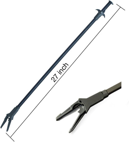 Aquarium Tongs 27 inch (70 cm), 100% Reef Safe, Multi Purpose for Fresh and Saltwater Fish Tanks, Clip Plants, Spot Feed Fish and Coral, Keep Hands Dry