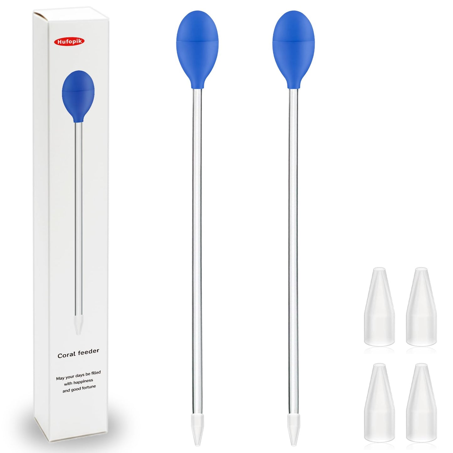 2 Pcs 18.5 in Long Pipette for Fish Tank Coral Food Feeder Long Syringe Aquarium Coral Feeding Tube for Marine Fish Reef Aquatic Plant Spider Snake Lizard - Buy The Sea Aquatics