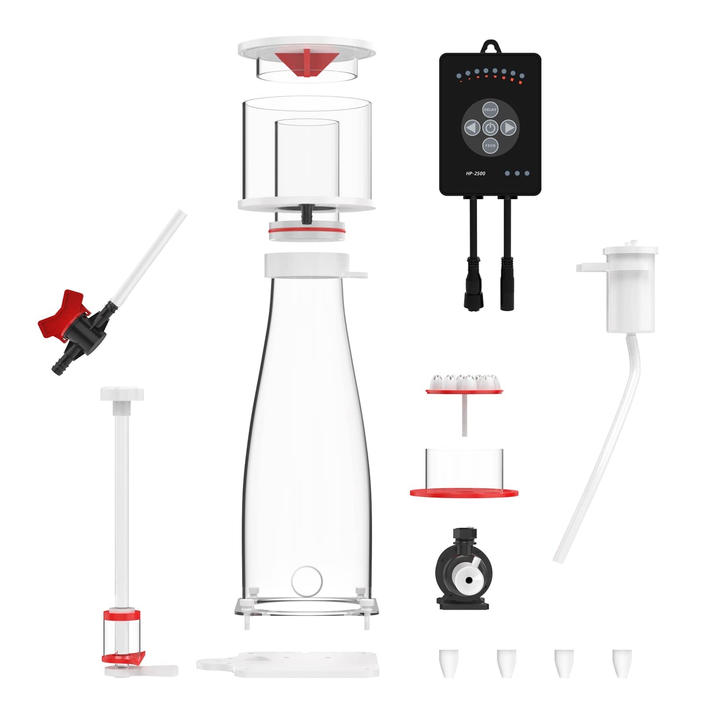 MagTool Aquarium in-Sump DC Protein Skimmer, with Controllable DC Pinwheel Pump for Up to 135-185Gal Reef Tank (N170 Plus)