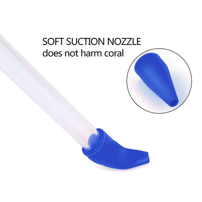 31.5Inch Long Corals Grabber,reefs Feeders,Aquarium Veggie Feedting Tool,Aquarium Food Clip Feeding(Long Reef Grabber and Coral Feeder Kits(Anti-Rust)