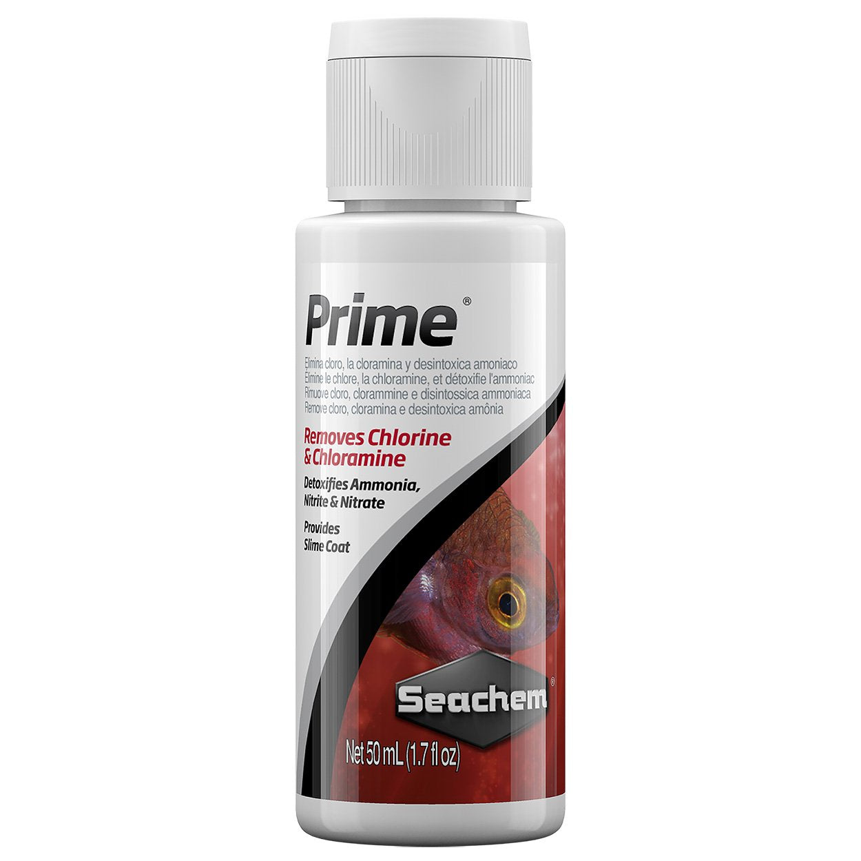 Seachem Prime Fresh and Saltwater Conditioner - Chemical Remover and Detoxifier 500 ml
