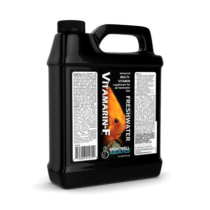 Brightwell Aquatics Vitamarin-F – Complete Vitamin Supplement for Freshwater Fish & Invertebrates – Supports Health, Color & Spawning – No Refrigeration, 250 ml