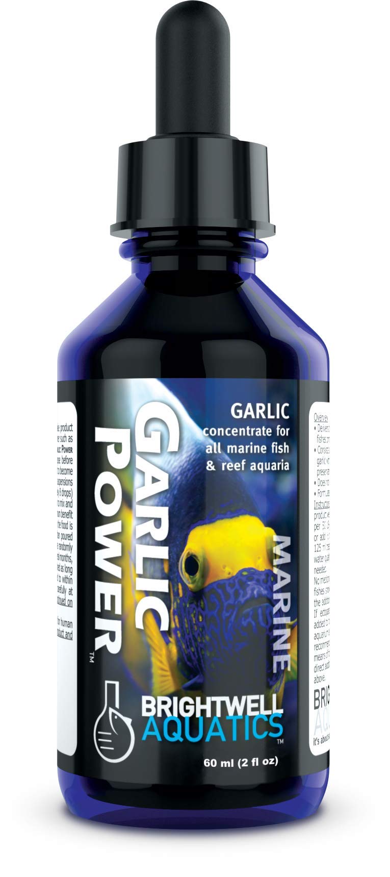 Brightwell Aquatics GarlicPower Garlic Extract for Aquarium Fish Food – Enhances Feeding Response – Boosts Nutrition – Ideal for Marine & Reef Tanks, 30 ml