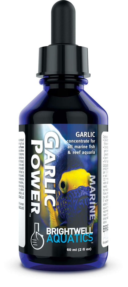 Brightwell Aquatics GarlicPower Garlic Extract for Aquarium Fish Food – Enhances Feeding Response – Boosts Nutrition – Ideal for Marine & Reef Tanks, 30 ml