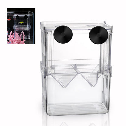 Boxtech Aquarium Fish Tank Hatchery Incubator Breeding Box, Acrylic White Breeder Isolation Divider Hatching Boxes Accessory Small Baby Fishes Shrimp Clownfish Guppy - Buy The Sea Aquatics