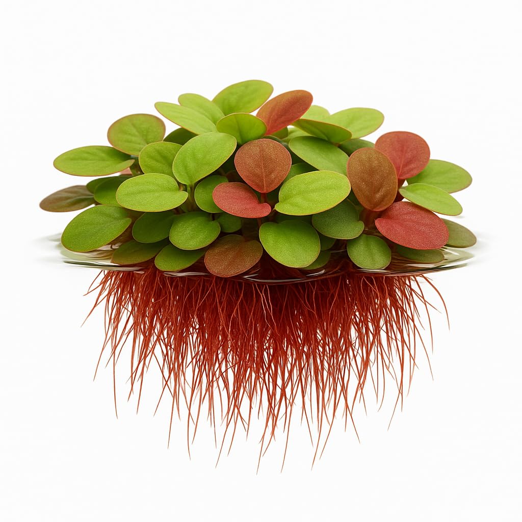 10 Plus Red Root Floater Plants Phyllanthus fluitans Floating Pond Plant Live Aquarium Floating Plants Create Shade and Hiding for Your Fish and Other inhabitants