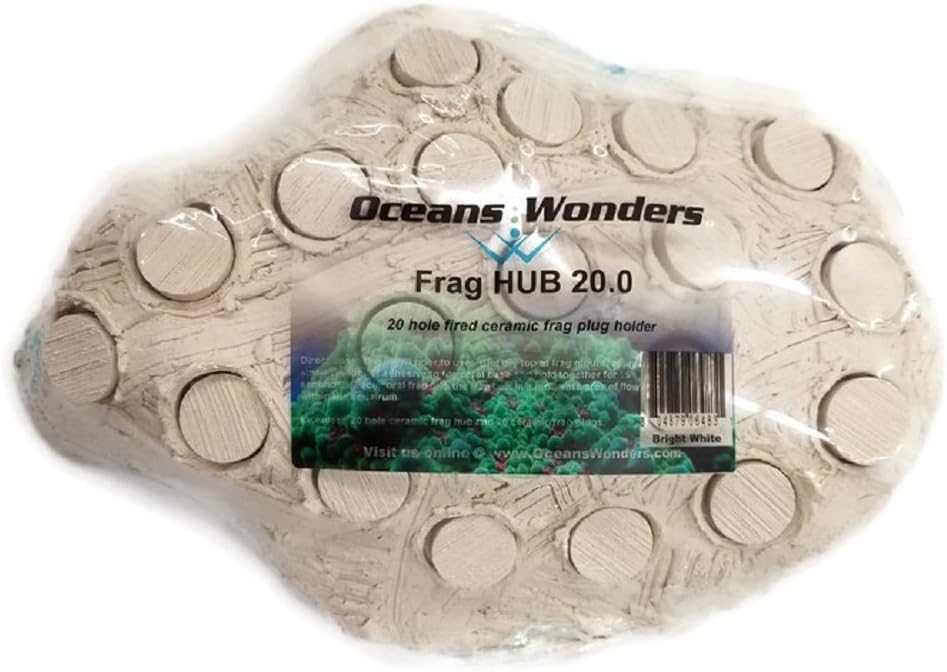 Oceans Wonders Frag Station Hub 20.0 Coral Reef Plug Holder with 20 Plugs - Buy The Sea Aquatics