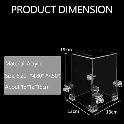 Hifybaty Negative Pressure Fish Tank - Clear Fish Elevator Water Auto-Refill Vacuum Suspended Fish Tank Water Level Maintenance, Increase Fish Activity Area, Aquarium Decoration