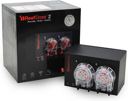 Red Sea ReefDose 2 Head Wireless Dosing Pump for Supplements, Foods & Trace Elements in Saltwater Aquariums | ReefBeat App Controlled Reef Marine - Buy The Sea Aquatics