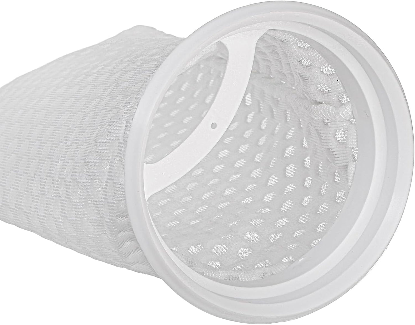 TOPZEA 10 Pack 4 Inch Ring Filter Socks 150 Micron, 3D Honeycomb Aquarium Filter Bag for Saltwater Freshwater Fish Tank, Ponds, Use in Sumps/Overflows, Aquarium Filter Accessory, 9.8 Inch Long - Buy The Sea Aquatics