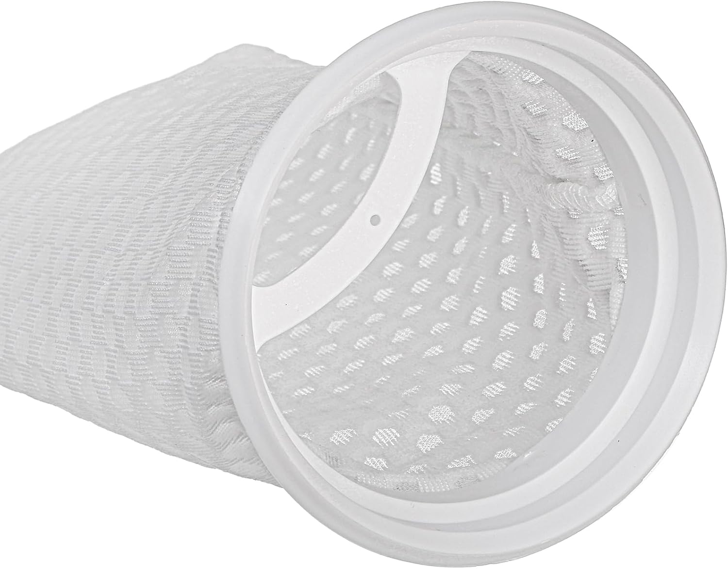 TOPZEA 10 Pack 4 Inch Ring Filter Socks 150 Micron, 3D Honeycomb Aquarium Filter Bag for Saltwater Freshwater Fish Tank, Ponds, Use in Sumps/Overflows, Aquarium Filter Accessory, 9.8 Inch Long - Buy The Sea Aquatics