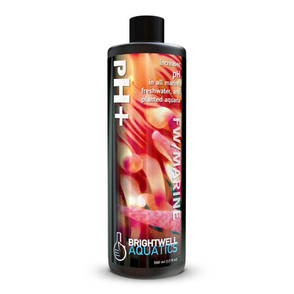 Brightwell Aquatics pH+ Alkalinity and pH Booster for Marine & Reef Aquariums Increases pH and KH Stability for Coral Growth and Enhances Carbonate Levels, 2L