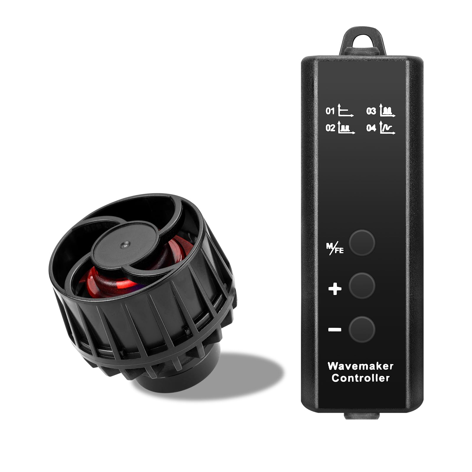 3400GPH Aquarium Wave Maker DC24V Power head with Magnetic Mounting,Wavemaker with Controller for 100 - 200 Gallon Fish Tanks - Buy The Sea Aquatics