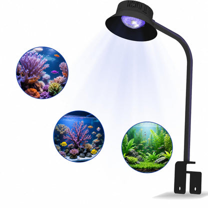 Aquarium Light- 140W Reef Light Wide Coverage Sunrise Sunset Moonlight Saltwater Lights for Coral with Master Slave Group Control & Timer & Screen