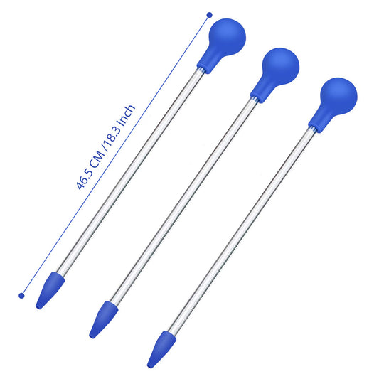31.5Inch Long Corals Grabber,reefs Feeders,Aquarium Veggie Feedting Tool,Aquarium Food Clip Feeding(Long Reef Grabber and Coral Feeder Kits(Anti-Rust)