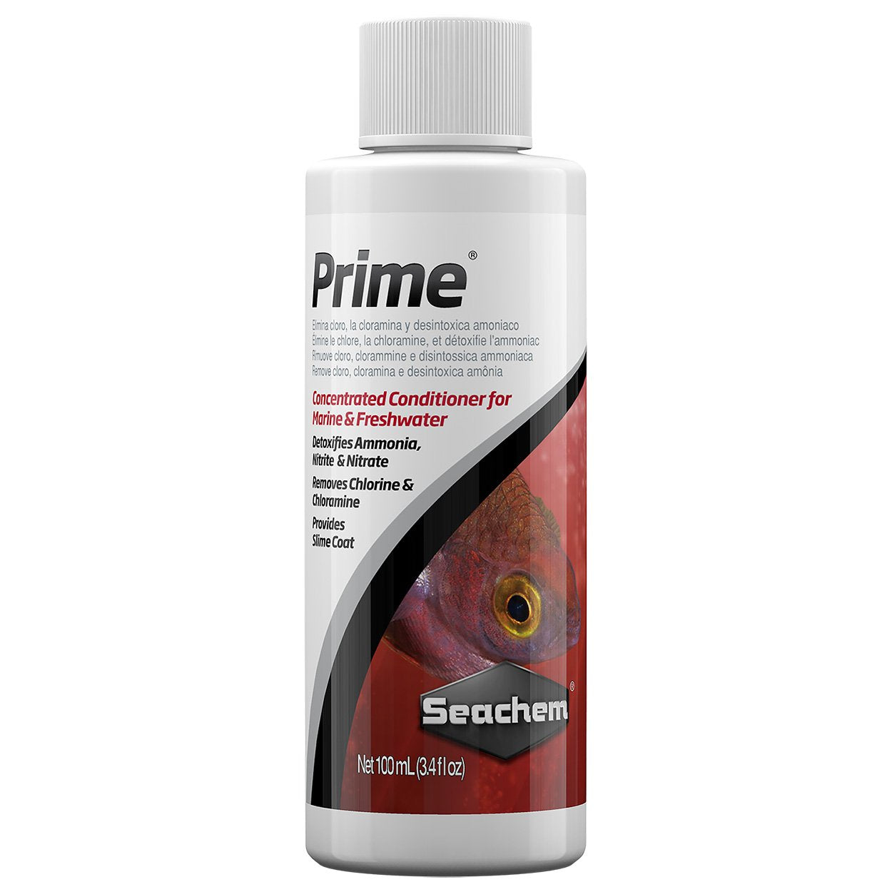 Seachem Prime Fresh and Saltwater Conditioner - Chemical Remover and Detoxifier 500 ml