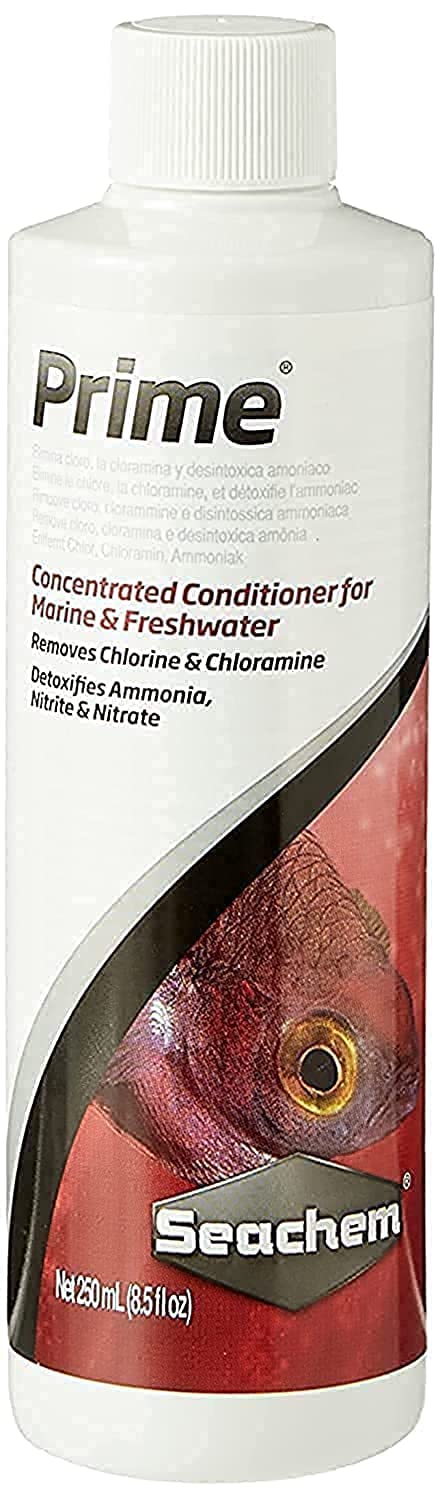 Seachem Prime Fresh and Saltwater Conditioner - Chemical Remover and Detoxifier 500 ml