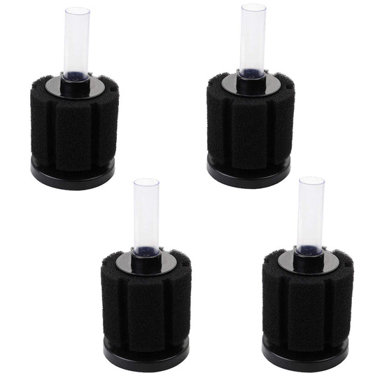 AQUANEAT Aquarium Sponge Filter Breeding Fry Betta Shrimp Nano Fish Tank 4pcs (Large up to 60Gal)