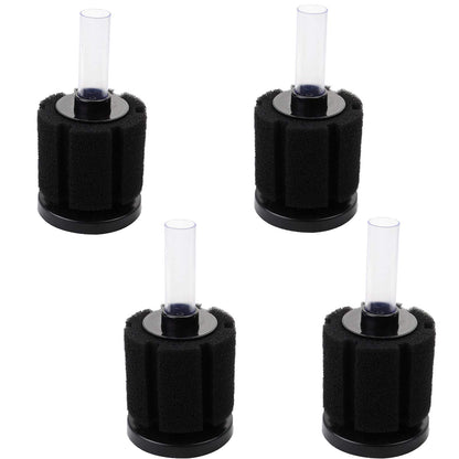 AQUANEAT Aquarium Sponge Filter Breeding Fry Betta Shrimp Nano Fish Tank 4pcs (Large up to 60Gal)