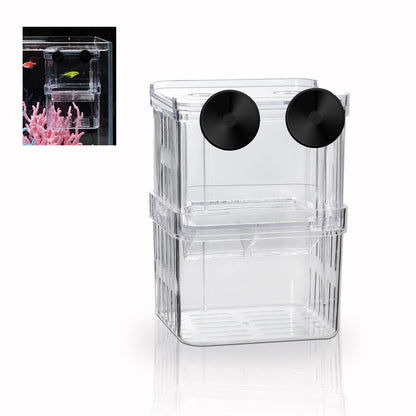 Boxtech Aquarium Fish Tank Hatchery Incubator Breeding Box, Acrylic White Breeder Isolation Divider Hatching Boxes Accessory Small Baby Fishes Shrimp Clownfish Guppy - Buy The Sea Aquatics
