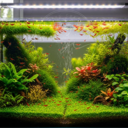 Swimming Creatures™ Freshwater Aquarium Shrimp - A Perfect Combo to Brighten Your Aquarium! (20 Mixed + 4 Assassin Snail)