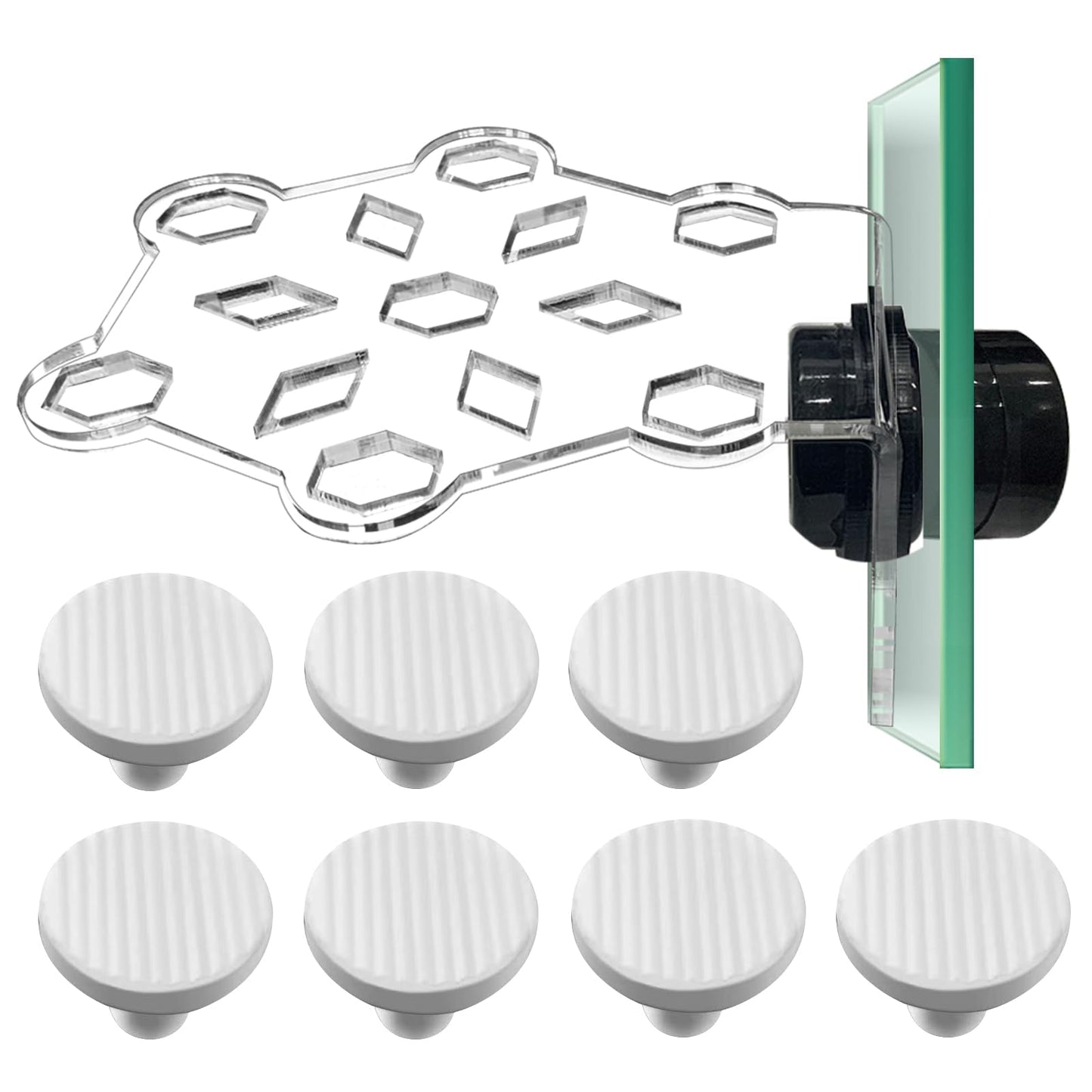 Aquarium Choice Coral Plug Holder Coral frag Rack Magnetic Holder Reef Magnets Holder for frag Rack (Coral Holder with 19 frag Plug) - Buy The Sea Aquatics