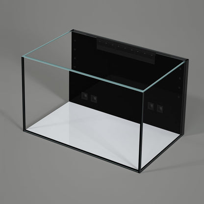 LANDEN RS 90 ReefStar Saltwater Aquarium Reef - Ready Sump Aquarium – 75 Gal Display + 30 Gal Sump | 35.4″×21.7″×20.9″ Tank + Cabinet w/Built - in Filtration for SPS/LPS Corals & Marine Fish - Buy The Sea Aquatics