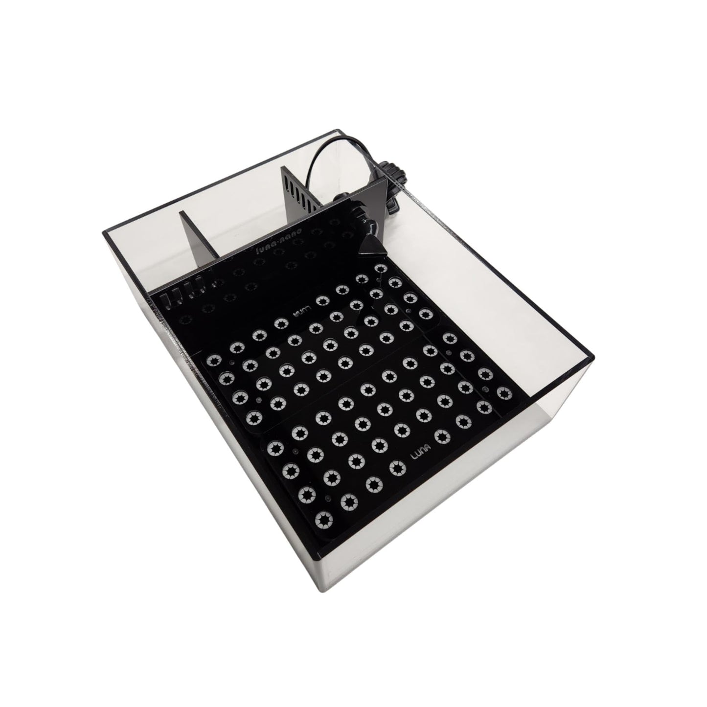 Luna Reef Nano Tank 4 Gallon Frag System for Coral 12 x 16" x 5" (Tank with Racks) - Buy The Sea Aquatics
