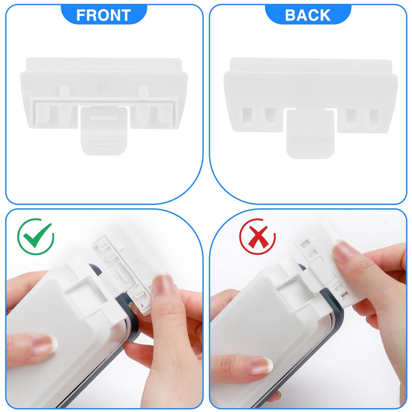 fishkeeper Aquarium Strong Magnetic Glass Cleaner Brush, Fish Tank Algae Magnet Cleaning Tool with 2 Detachable Scrapers, Mag Float Scrubber for 0.25-0.625Inch Glass and Acrylic Tanks