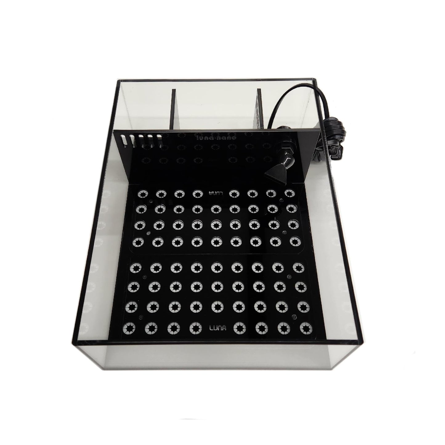 Luna Reef Nano Tank 4 Gallon Frag System for Coral 12 x 16" x 5" (Tank with Racks) - Buy The Sea Aquatics