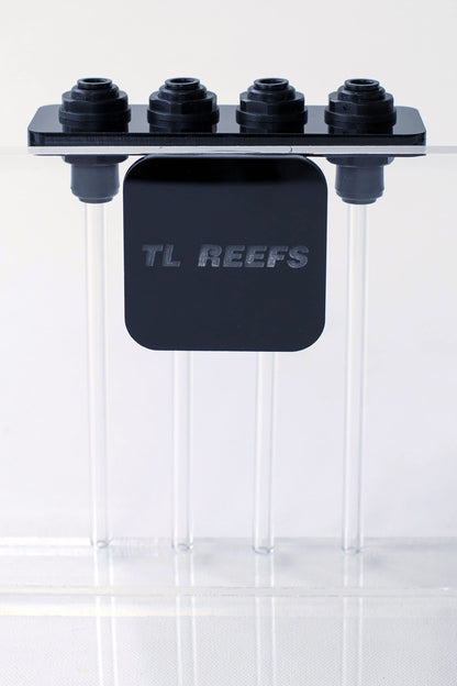 TL Reefs Magnetic Dosing Tube Holder (Black) - Buy The Sea Aquatics