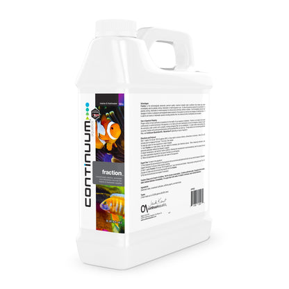 Continuum Aquatics Fraction Water Conditioner for Freshwater & Marine Aquariums – Removes Ammonia, Chlorine & Chloramines – Supports Aquarium Balance – Advanced Water Treatment, 2L