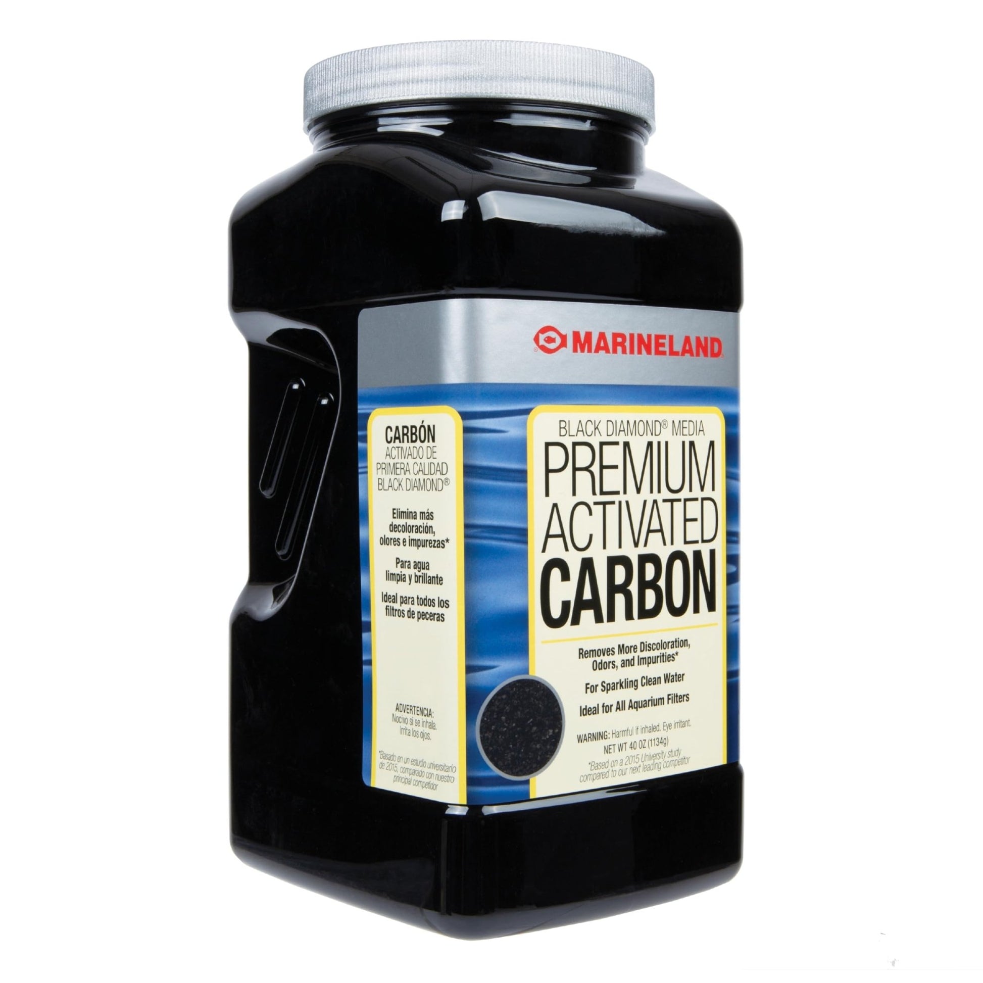 Marineland Black Diamond Premium Activated Carbon Filter Media, 40 oz - Buy The Sea Aquatics