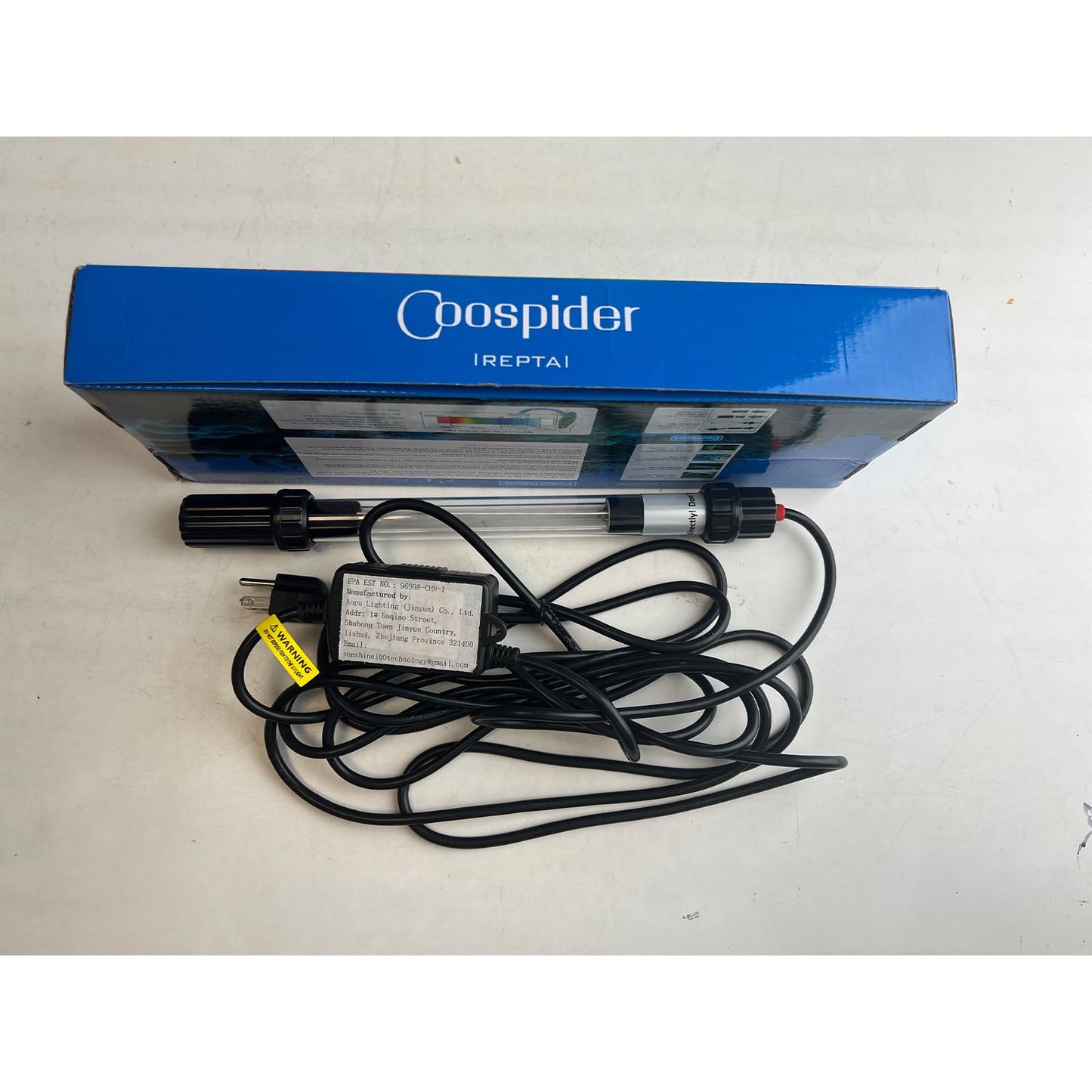 18W Aquarium UV Light for 100-1000 Gallon, UV Pond Water Clarifier for Koi Pond, Swimming Pool, Spa, Large Fish Tank, Cold Plunge UV Light for Pond Algae Control