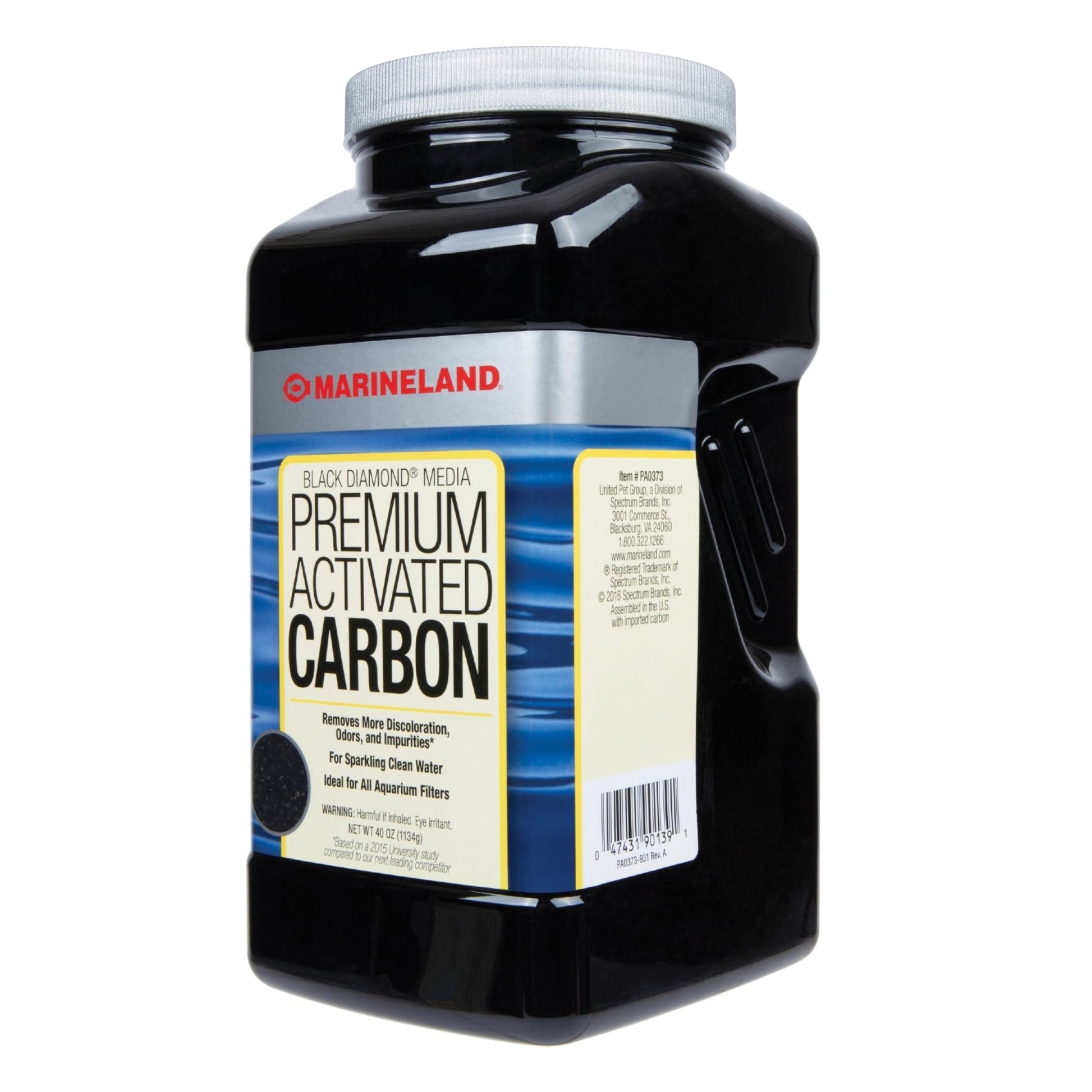 Marineland Black Diamond Premium Activated Carbon Filter Media, 40 oz - Buy The Sea Aquatics