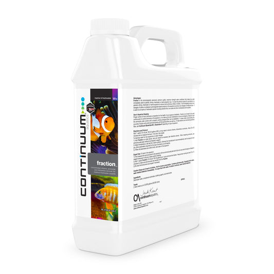 Continuum Aquatics Fraction Water Conditioner for Freshwater & Marine Aquariums – Removes Ammonia, Chlorine & Chloramines – Supports Aquarium Balance – Advanced Water Treatment, 2L
