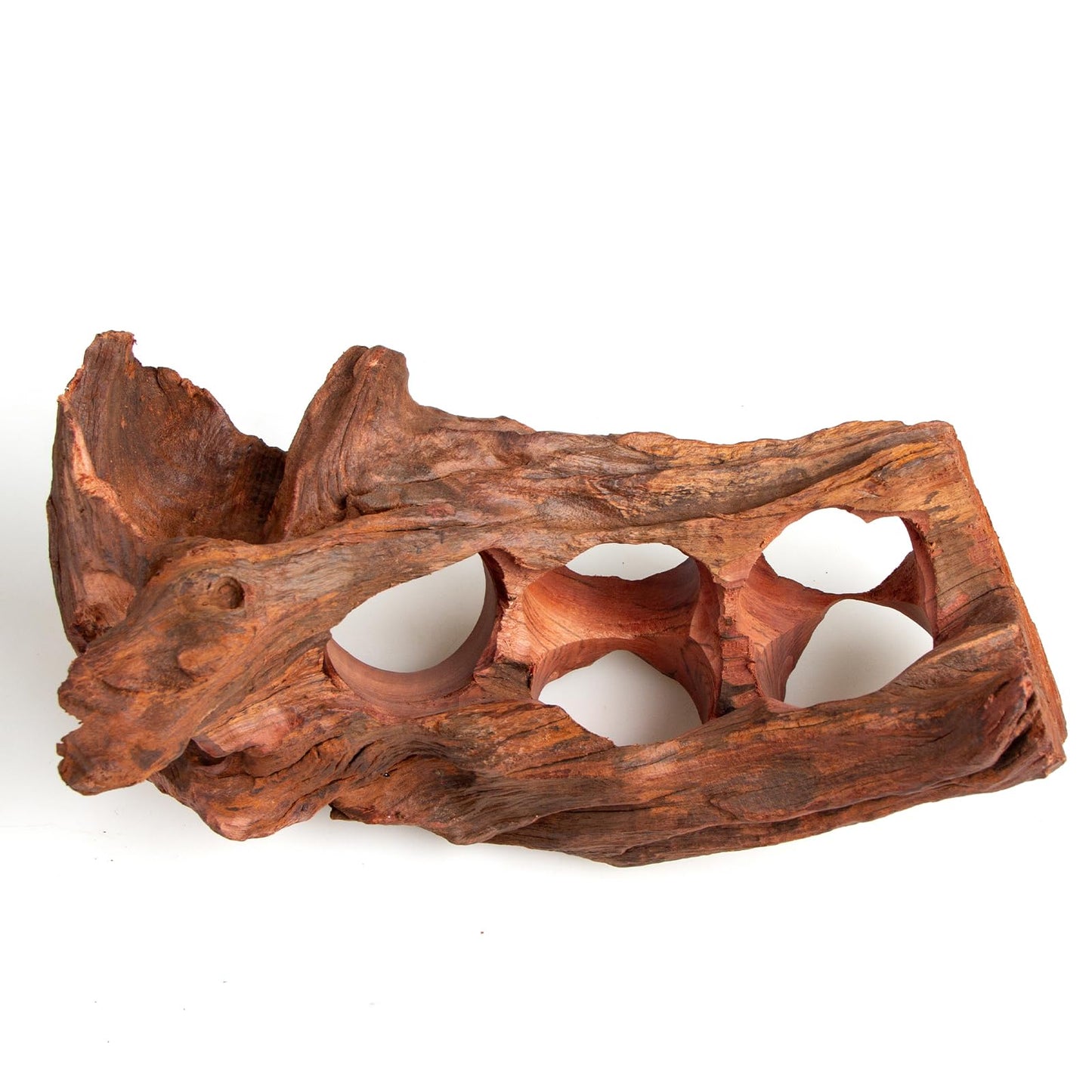 emours Porous Natural Driftwood for Aquarium, Aquascaping Driftwood with Holes, Hand-Selected Tunnels & Hideouts, Aquascaping Hardscape, Terrarium Reptile Décor, No Paint or Resin (12-16" (30-40 cm))