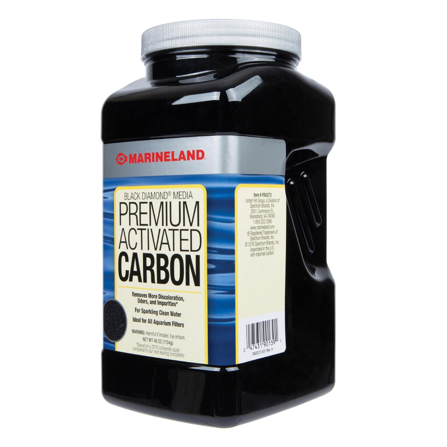 Marineland Black Diamond Premium Activated Carbon Filter Media, 40 oz - Buy The Sea Aquatics