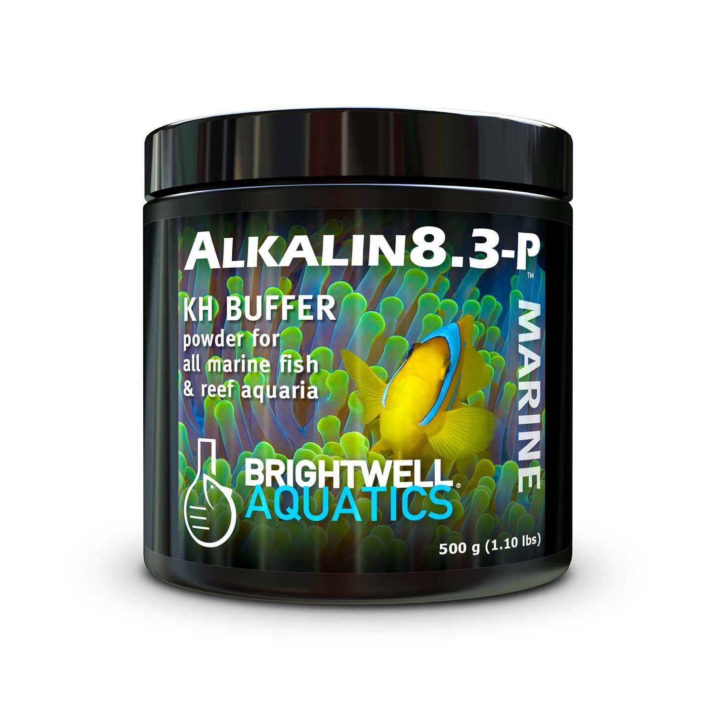 Brightwell Aquatics Alkalin8.3-P Powdered Alkalinity Buffer for Reef Aquariums – Regulates pH to 8.3, Promotes Aragonite Growth, Free of Phosphate & Additives, 1000g
