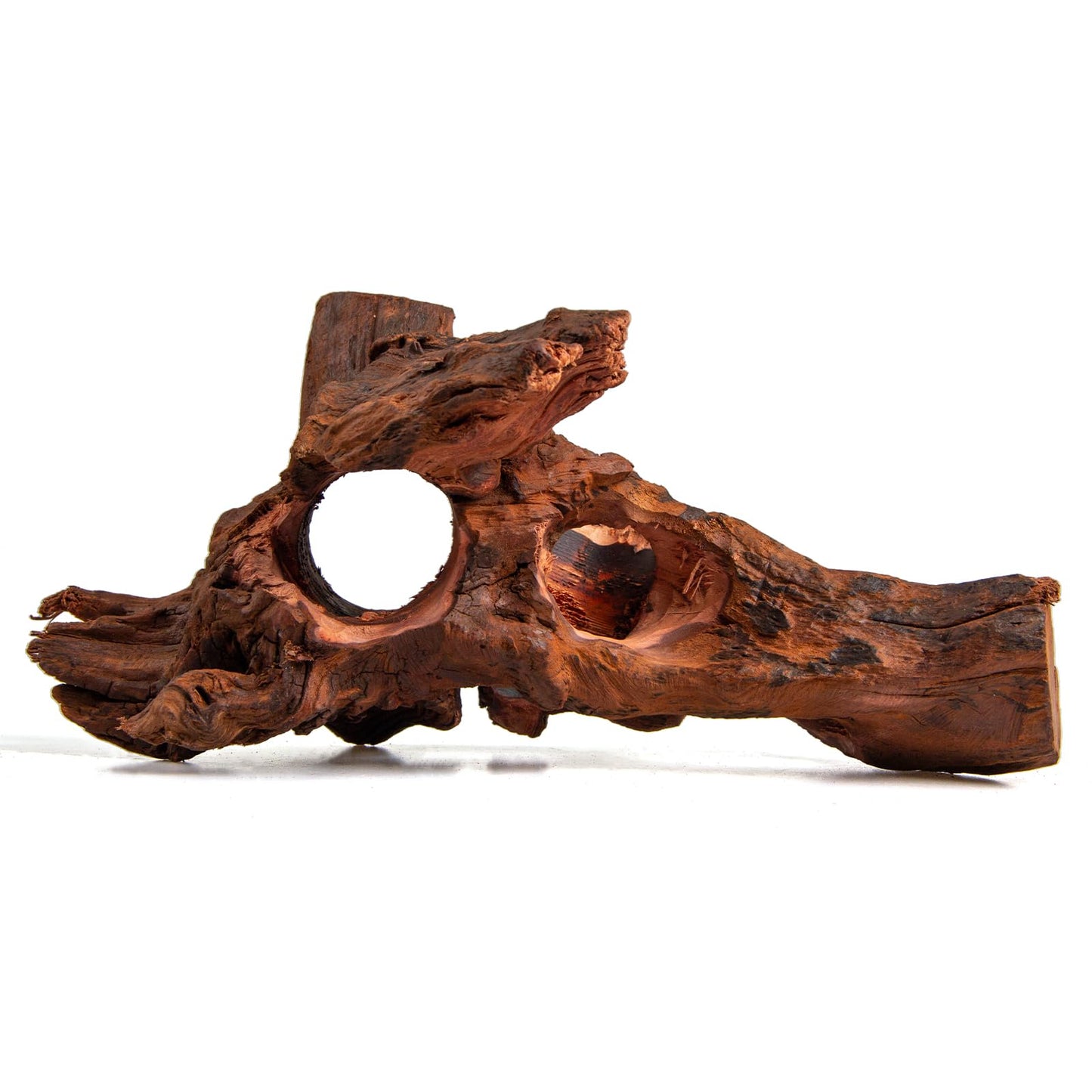 emours Porous Natural Driftwood for Aquarium, Aquascaping Driftwood with Holes, Hand-Selected Tunnels & Hideouts, Aquascaping Hardscape, Terrarium Reptile Décor, No Paint or Resin (12-16" (30-40 cm))
