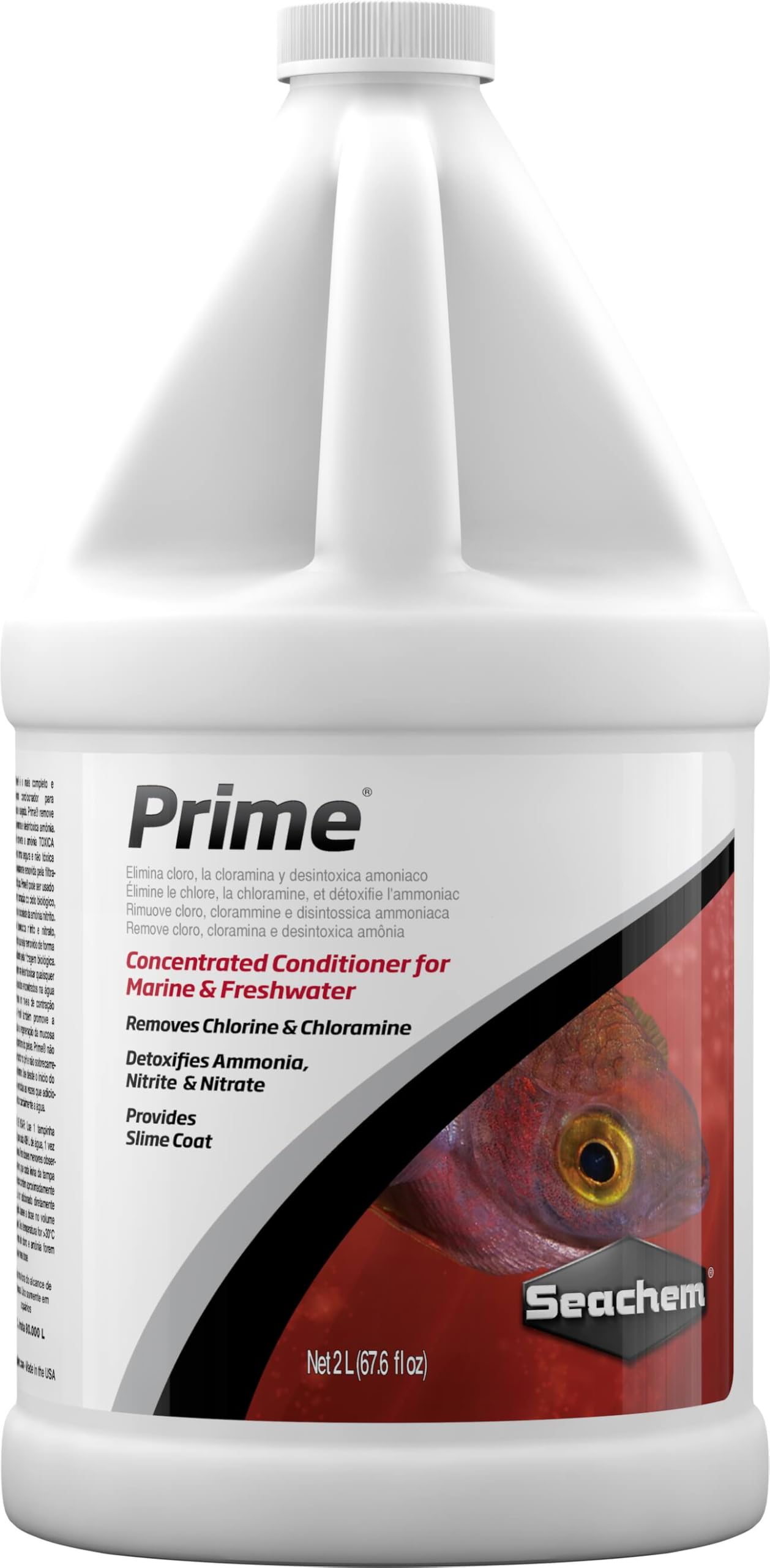 Seachem Prime Fresh and Saltwater Conditioner - Chemical Remover and Detoxifier 500 ml