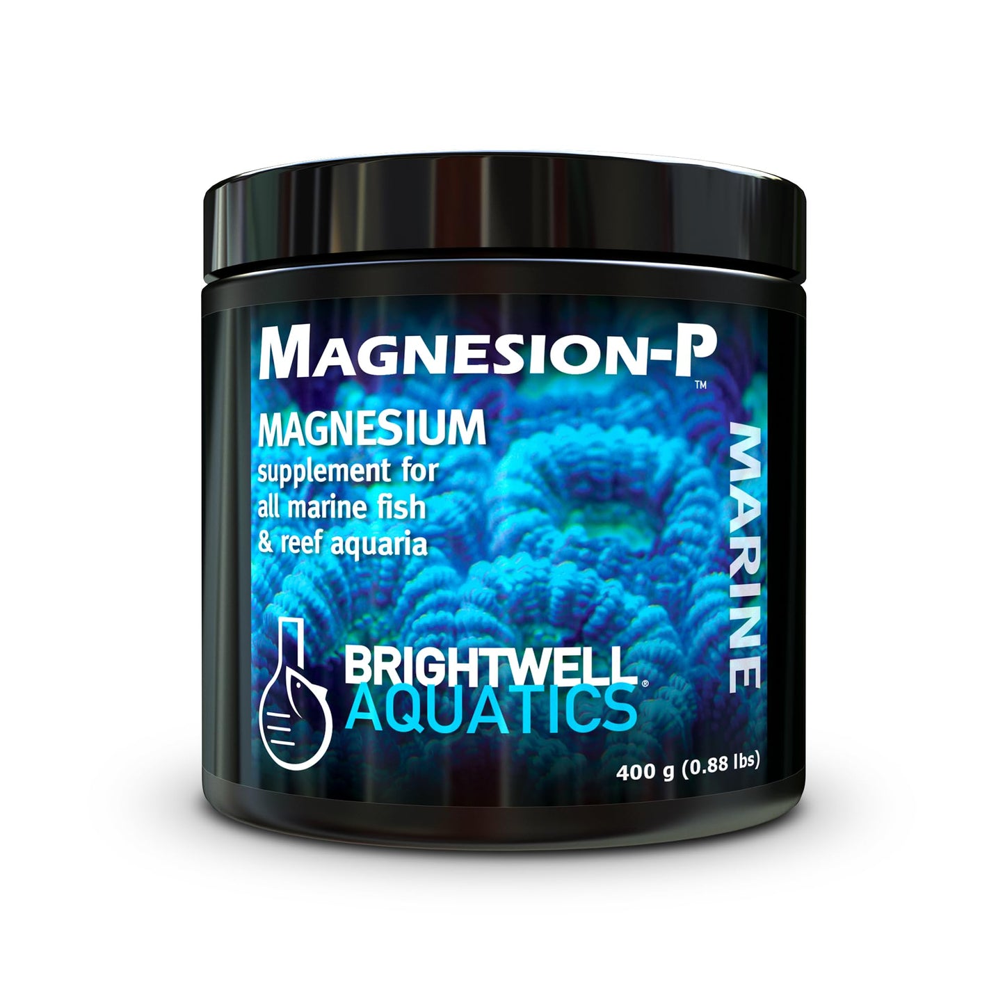 Brightwell Aquatics Magnesion-P High-Purity Powdered Magnesium Supplement for Reef Aquariums Supports Coral Growth Enhances Calcium & Alkalinity Balance, 400g
