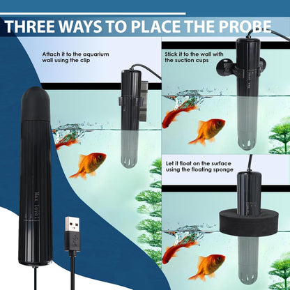 7 in 1 Smart Water Quality Tester, Wireless WiFi Water Monitor Measures pH/ORP/TDS/EC/Salinity/SG/TEMP, Water Quality Meter with App Connection Real - Time Alerts for Aquarium, Saltwater Fish Tank, etc. - Buy The Sea Aquatics