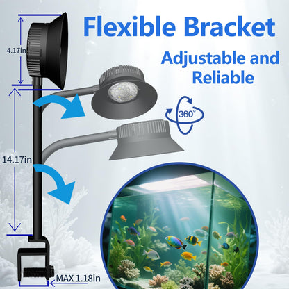 Aquarium Light- 140W Reef Light Wide Coverage Sunrise Sunset Moonlight Saltwater Lights for Coral with Master Slave Group Control & Timer & Screen